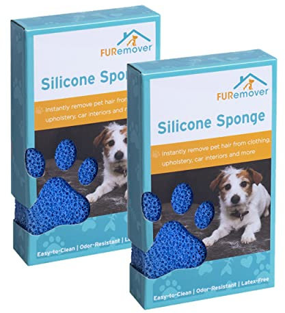 FURemover Pet Hair Remover for Car, Clothes, Couch - Portable Dog & Car Hair Remover, 2pk