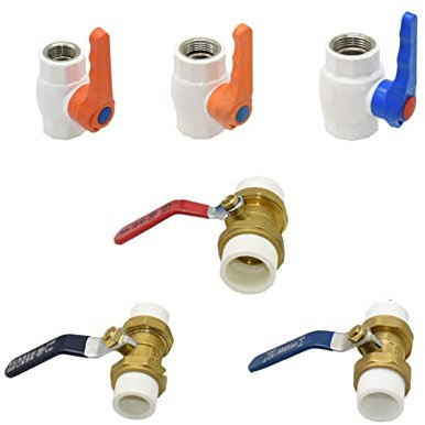 Adaptador de manguera de plomería de jardín 1/2/3/4/1 pulgada de hilo hembra Tubería de tubería Conector Grifo 20/25/32 mm Tubo de agua Caldera Caldera de bola de metraje caliente Accesorios de irriga