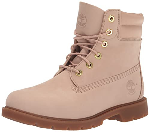 Timberland Damen Lindenhölzer, wasserdicht Stiefel, Hellbeige Nubuk, 40 EU