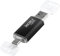 DOCOELF Chiavetta USB Type C 128 GB, 2 in 1 OTG USB 2.0 Memoria Stick Portatile Penna Pendrive 128gb Flash Drive per PC Tablet Laptop Smartphone Huawei, Xiaomi, Oneplus Etc (Nero)