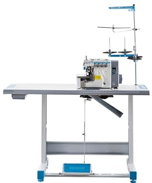 Konsew Jack C2 Professioneller Overlockschneider mit automatischem Trancetta – 2 Nadeln, 4 Fäden, hohe Geschwindigkeit, ideal für elastische und strapazierfähige Stoffe