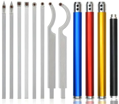 Drechselmesser Drechseleisen Mit Wendeplatten Wendeschneidplatten Drehmeißel Mit Wendeplatten Drechselwerkzeug Set Drechselzubehör Drechselbeitel Drechselwerkzeuge