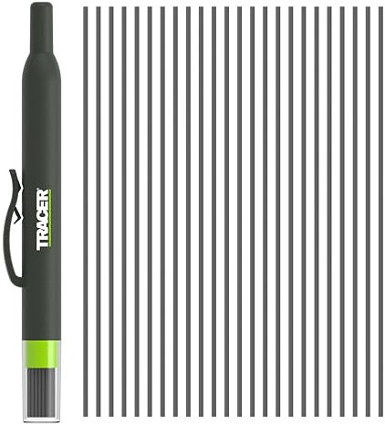 Tracer Pro Series Precision Pencil Ersatzminen-Set – 24 x 1,3 mm Präzisions-Graphitminen für den Präzisionsbleistift Set mit 24 x Bleistiftminen