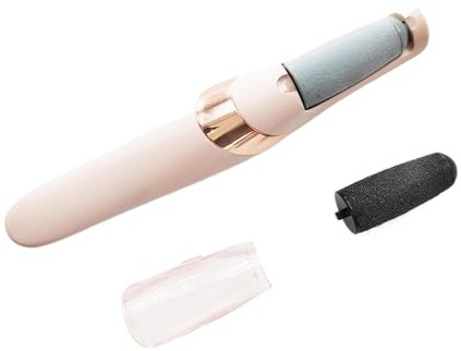 siduytin Herramienta de pedicura portátil, Lima eléctrica profesional fácil de quitar callos, segura y suave para pies y talones, gris