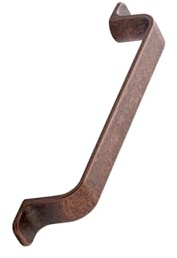 Furnipart TCO - RIO - Möbelgriff Modern - Schrankgriff - 1 Stück - Griffe für Küchenschränke, Schubladengriffe, Schrankgriffe - Länge 164 mm, Abstand 128 mm - Metall - Kupfer Antik