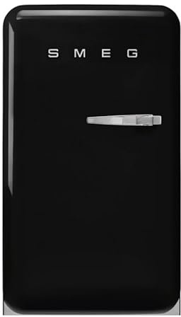 Smeg Kühlschrank 1P FAB10LBL6, schwarz, 0,97 m, links