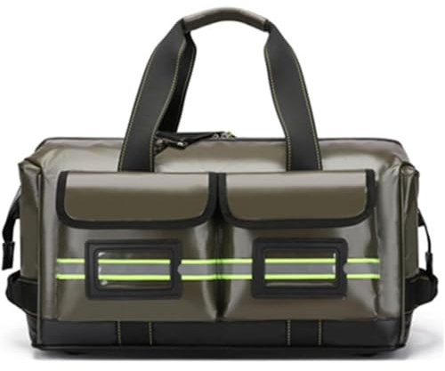 Kit de survie médicale d'urgence étanche, sac de premier intervenant professionnel, sac de rangement de médicaments, pour EMS, santé à domicile, excursions sur le terrain, vert, 31 x 18 x 19 cm