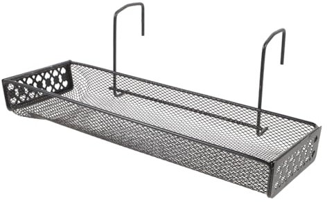 MAGICLULU Hängender Pflanzenhalter Metall Mit Haken Für Balkon Und Fensterbank Schwarzes Mehrschichtregal Für Blumentöpfe Platzsparendes Aufbewahrungs Und Dekorationsregal
