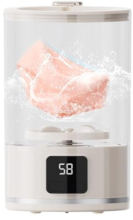 Machine À Laver Compacte Petit Lave-Linge Électrique Compact Portable | Machine à laver pour sous-vêtements pour Maison, Hôtel, Dortoir Universitaire, Camping-Car, Studio, Camping, Randonnée,