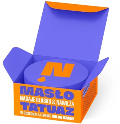 NEBA - Manteca Para Tatuajes - Cuidado Diario de Tatuajes Curados, Pieles Sensibles - Aceite de Girasol, Vitamina E, Manteca de Karité - Vegano - Aroma: Cítrico-Amaderado, 100ml