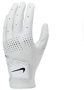 Nike Unisex – Erwachsene Tour Classic III Cad Lh Gg Handschuhe, Pearl White/Pearl White/Black, M/L