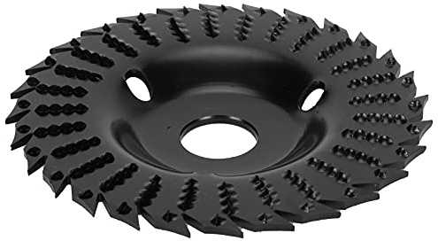 Disco De Amoladora Angular, Disco De Tallado De Madera Con Material Aleación Alta Durabilidad Diámetro 12.5 Centímetros Para Carpintería Tallado Raíces Y Modelado Madera Rápido Efi