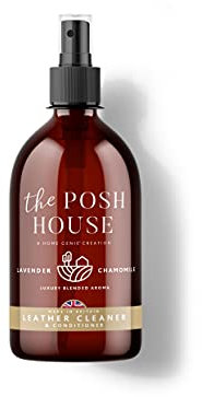 The Posh House - Leather 2 in 1 Cleaner and Conditioner - 500ml, Clear