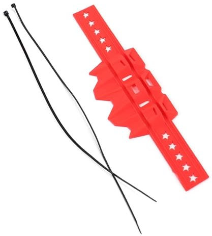 Schalldämpfer-Rohr-Hitzeschild-Abdeckung Für Kawasaki Motorrad Auspuffanlage Schutz Dirt Pit Bike Auspuff Schalldämpfer Schutzfolie (Color : Red)