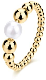 Brosway Anello Donna in Acciaio e Perle | Collezione Perfect - BPC35C