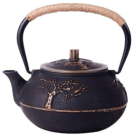 IWENZHKPA Teiera Teapot Teiera in Ghisa da 30,4 Once / 0,9 Litri con Infusore Teiere Giapponesi Bollitore per Cucina Domestica Ristorante Teiera Bollitore