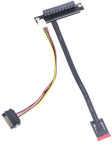 divuukyi Cable de extensión PCIE 8X para convertir cable de alimentación de 4 pines para la mayoría de tarjetas gráficas y de sonido PCIE
