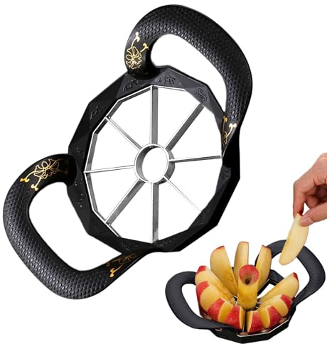 Dévideur De Poires - Dénoyauteur pour Poires en Inox | Outil pour Enlever le Noyau, Tranche Fruits pour Fraises Pommes Poires Pêches et Pommes de Terre en Morceaux Réguliers