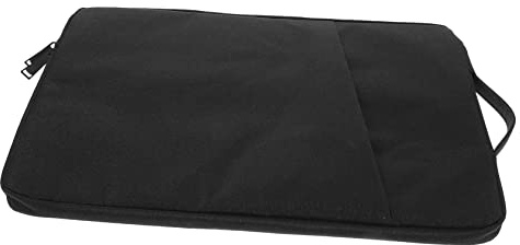 POPETPOP Bärbar Laptop Fodral Polyester Stöttålig Laptopväska för Tablet med Fack Dragkedja för Resor Affärer Mysterious
