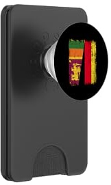 Sri Lanka Germany Half Flag Sri Lankan German Heritage PopSockets PopWallet for MagSafe