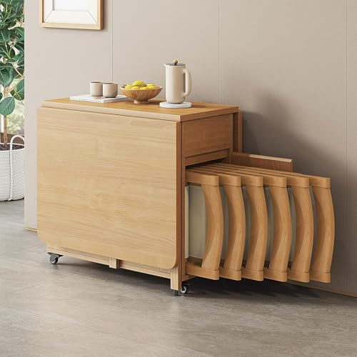 Esstisch Set Massivholz Ausziehtisch mit Stühlen Sitzplätze 4 oder 6 Personen Perfekt für Esszimmer oder Wohnzimmer