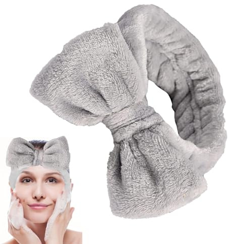 Bandeau De Lavage Du Visage Serre-Tête à Nœud pour les Filles, le Lavage | Serre-Tête de Bain Capillaire pour le Maquillage, la Douche, la Toilette, le Fitness, le Yoga, l'Entraînement, le , l'