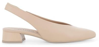 Melluso Décolleté in Pelle Rosa Cipria Tacco Basso Comfort