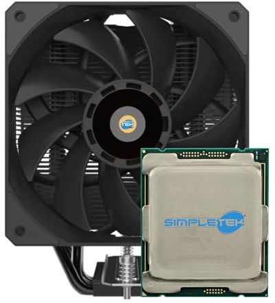 SIMPLETEK - CPU i9-7900X fino a 4,5GHz - LGA 2066 – 10C/20T - Cache 14MB | Dissipatore | Scatola originale non inclusa (Ricondizionato)