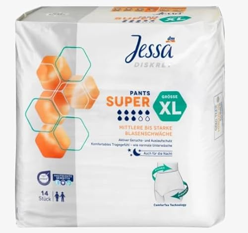 Jessa Hygiene Pants Größe XL Super, 14 St (1er Pack)