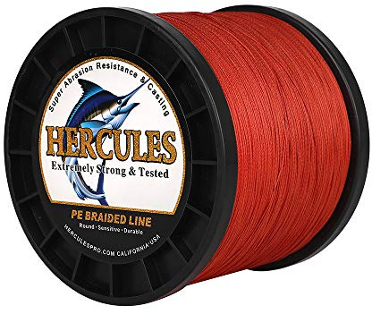 Hercules Super Cast 100m - 2000m Yards Geflochtene Angelschnur 10lb - 300lb Test für Salzwasser Süßwasser PE Geflecht Fischdraht Superline 8 Stränge