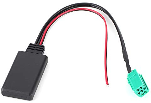 KIMISS Bluetooth Adapter für 6-Pin Stereo Anschluss - Einfache Verbindung für, Espace, und mehr