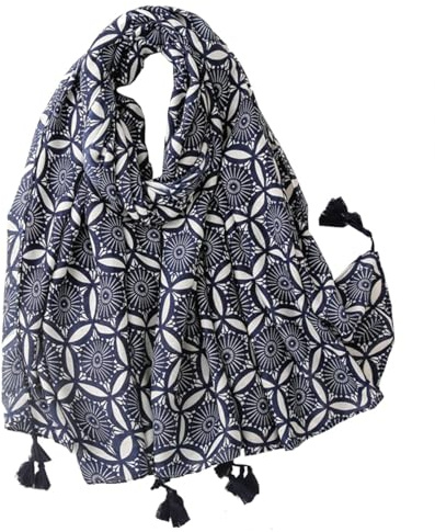 FAIRYGATE Haartuch Halstuch Damen Schal Damen Geschenke Urlaub Bohemian Eleganter Hochwertiges Wickelschal für Alle Jahreszeiten Lässige Schals Geschenk für Sie 9030