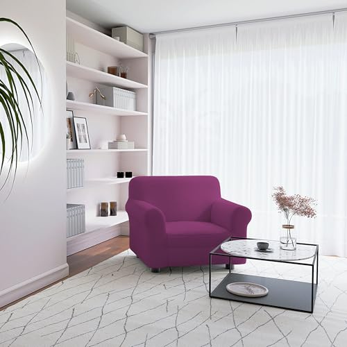 Italian Bed Linen COPRIDIVANO BIELASTICO PIU BELLO Fucsia 1 Posto