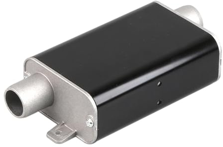 Dieselheizung Schalldämpfer Standheizung Schalldämpfer AbgasschalldäMpfer für Parkheizung Schalldämpfer Set, Auspuff Schalldämpfer Kit für Diesel Heizung, Auto Auspuffanlagen, 24 mm (Schwarz)