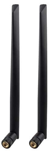 Futheda 2 Paquets Antenne 4G LTE Connecteur SMA Mâle 6dBi Omnidirectionnelle Compatible avec Routeur sans Fil Passerelle Modem Caméra Exterieur de Chasse à la Faune Sécurité Mobile