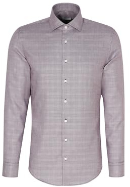 Seidensticker Herren Business Hemd - Regular Fit - Bügelfrei - Kent-Kragen - Langarm - 100% Baumwolle