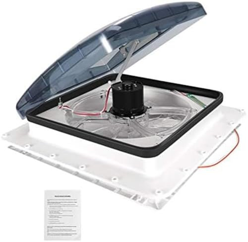 Ventilateur D'aération pour Camping-Car, pour Ventilation De Toit De Camping-Car De, Ventilateur De Plafond à Ventilation pour Garage, Cuisine, Camping-Car