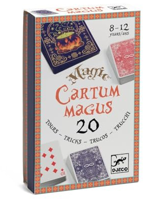 DJECO Magisches Kartenspiel Magic Cartum Magus 20 Tricks - mehrfarbiges Spiel für Kinder ab 8 Jahren