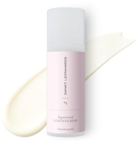 Regenerierende Gesichtscreme - 50ml - für ein verfeinertes Hautbild | Extra-Glow - mit Bio-Molke, Vitamin C & E, Avocadobutter, Nachtkerzen-, Jojoba-, Palmarosa- & Moringaöl