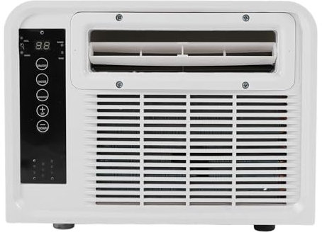 Aire Acondicionado de bajo Ruido, Control de Voz de Enfriamiento de Compresor Enfriamiento Eficiente de Alta Eficiencia Aire Acondicionado Portátil con Control Remoto para (EU