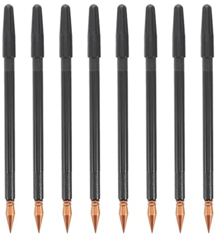 OSALADI 8-Teiliges Kratzstift-Set Mit Doppelkopf Holzpinsel Für Kratzbilder Und Zeichenwerkzeuge Ergonomisch Für Kinder Und Erwachsene Zum Kreativen Malen Auf Papier