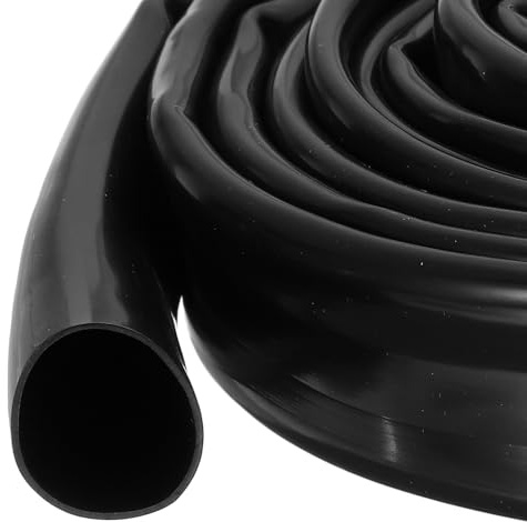 QUARKZMAN 5m Gaine PVC, 25mm 1 Pouce Tube Noir Organisateur De Câbles Enveloppe De Protection Gainage