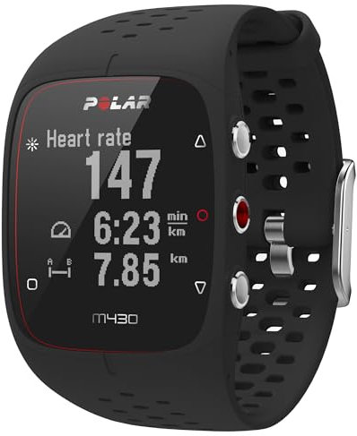 Polar M430 – Exklusiv bei Amazon – GPS-Sportuhr zum Laufen – Herzfrequenz-Tracker am Handgelenk, Aktivitäts- und Schlaf-Tracking rund um die Uhr, Vibrationsalarme, Größe M