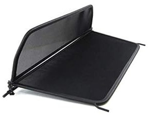 GermanTuningParts Windschott für Volkswagen EOS 2006-2015 - Klappbar - mit Schnellverschluss – Schwarz | Windabweiser | Windblocker | Wind Deflector