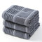 Anyi Paños de Cocina Resistentes y absorbentes con Lazo para Colgar, 100% algodón, Toallas de Bar de té (16 x 26 Pulgadas, Juego de 3, Gris)