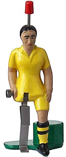 TIPP-KICK Pro-Kicker CL Dortmund Joueur Original pour Petits et Grands I Plaisir de Jeu avec la Figurine de Football I Accessoires I Maillot Jaune