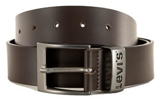 Levi's Herren Gürtel Harness Buckle aus Leder mit Logo
