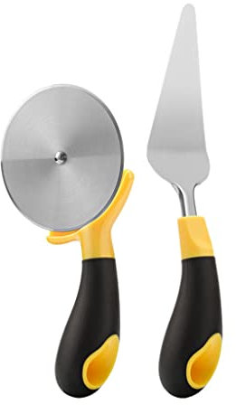QINGGANGLING999 Pizza Slicer Stainless Steel Pizza Wheel Knife Pizza Spatula Household Pizza Knife Spatula Cake Knife Kitchen Baking Tools Cake Slicer
