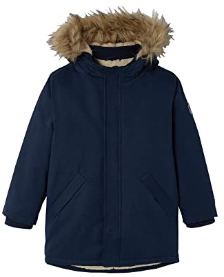 Vertbaudet Jungen Jacke mit Kapuze, Wattierung Recycling-Polyester