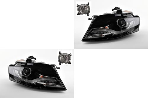 Johns, Scheinwerfer Satz passend für Audi A4 8K 11/2007-06/2010 Xenon D3S L& R + Nebel
